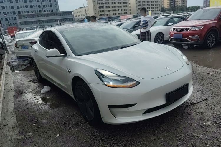 Used Tesla Model 3 2020 Standard Range Rear-Wheel Drive Upgraded Version Front Right 45 Deg