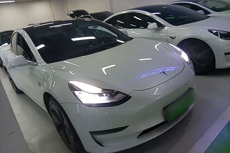 Used Tesla Model 3 2020 Refreshed Version Long-Range Rear-Wheel Drive Front Right 45 Deg