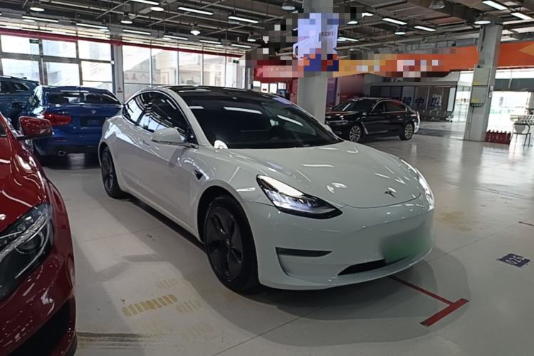 Used Tesla Model 3 2020 Refreshed Version Long-Range Rear-Wheel Drive Front Right 45 Deg