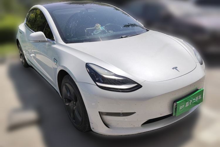 Used Tesla Model 3 2020 Refreshed Version Long-Range Rear-Wheel Drive Front Right 45 Deg