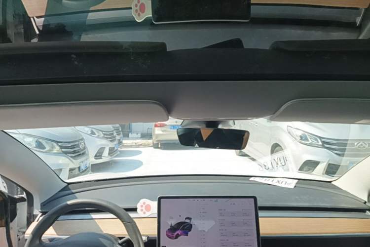 Used Tesla Model 3 2020 Standard Range Rear-Wheel Drive Upgraded Version Headliner