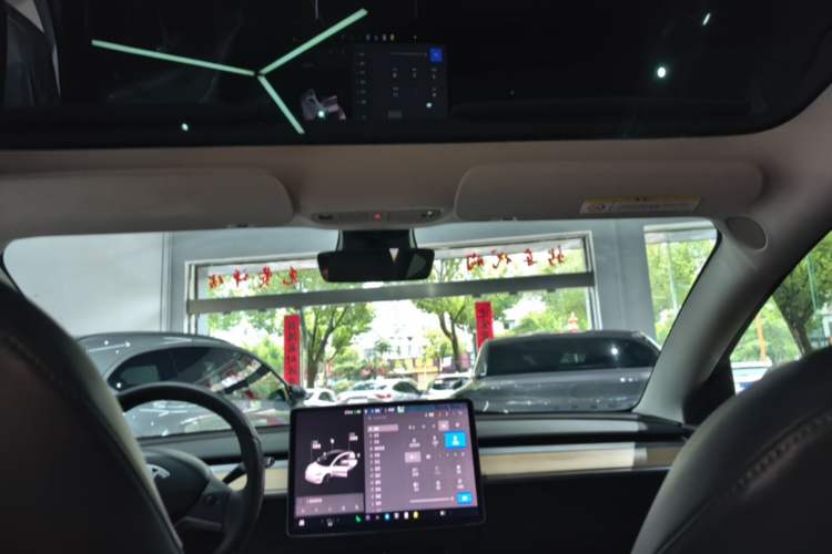 Used Tesla Model 3 2020 Standard Range Rear-Wheel Drive Upgraded Version Headliner