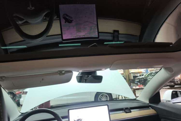 Used Tesla Model 3 2020 Standard Range Rear-Wheel Drive Upgraded Version Headliner