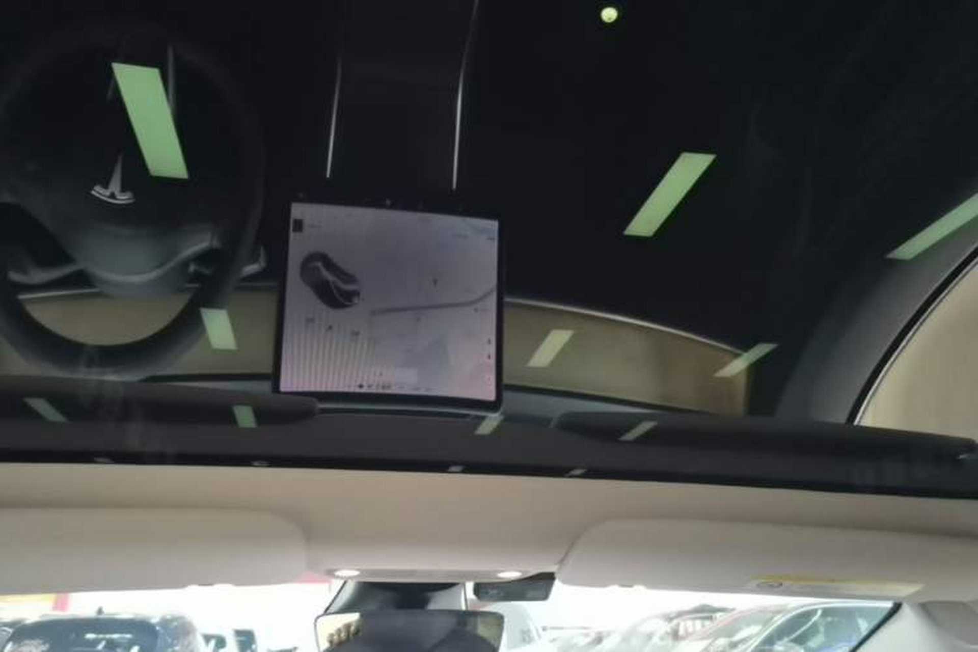 Used Tesla Model 3 2020 Standard Range Rear-Wheel Drive Upgraded Version Headliner