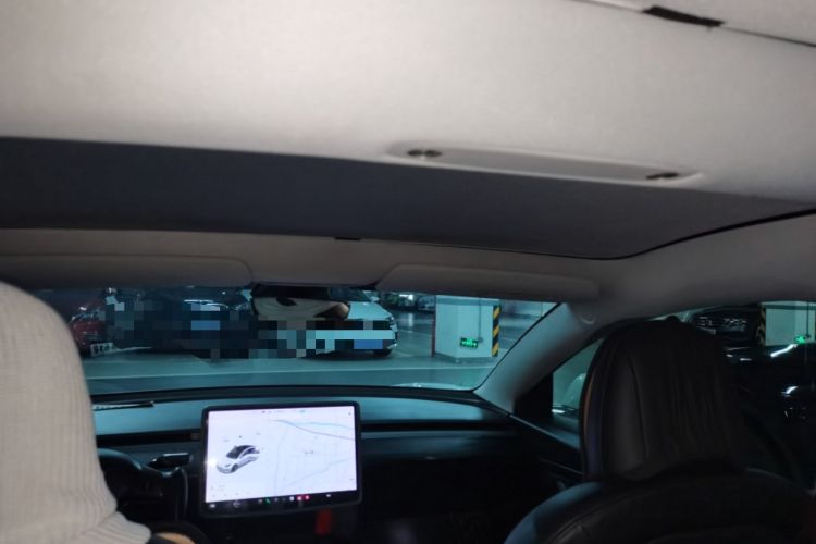 Used Tesla Model 3 2020 Long-Range Rear-Wheel-Drive Version Headliner