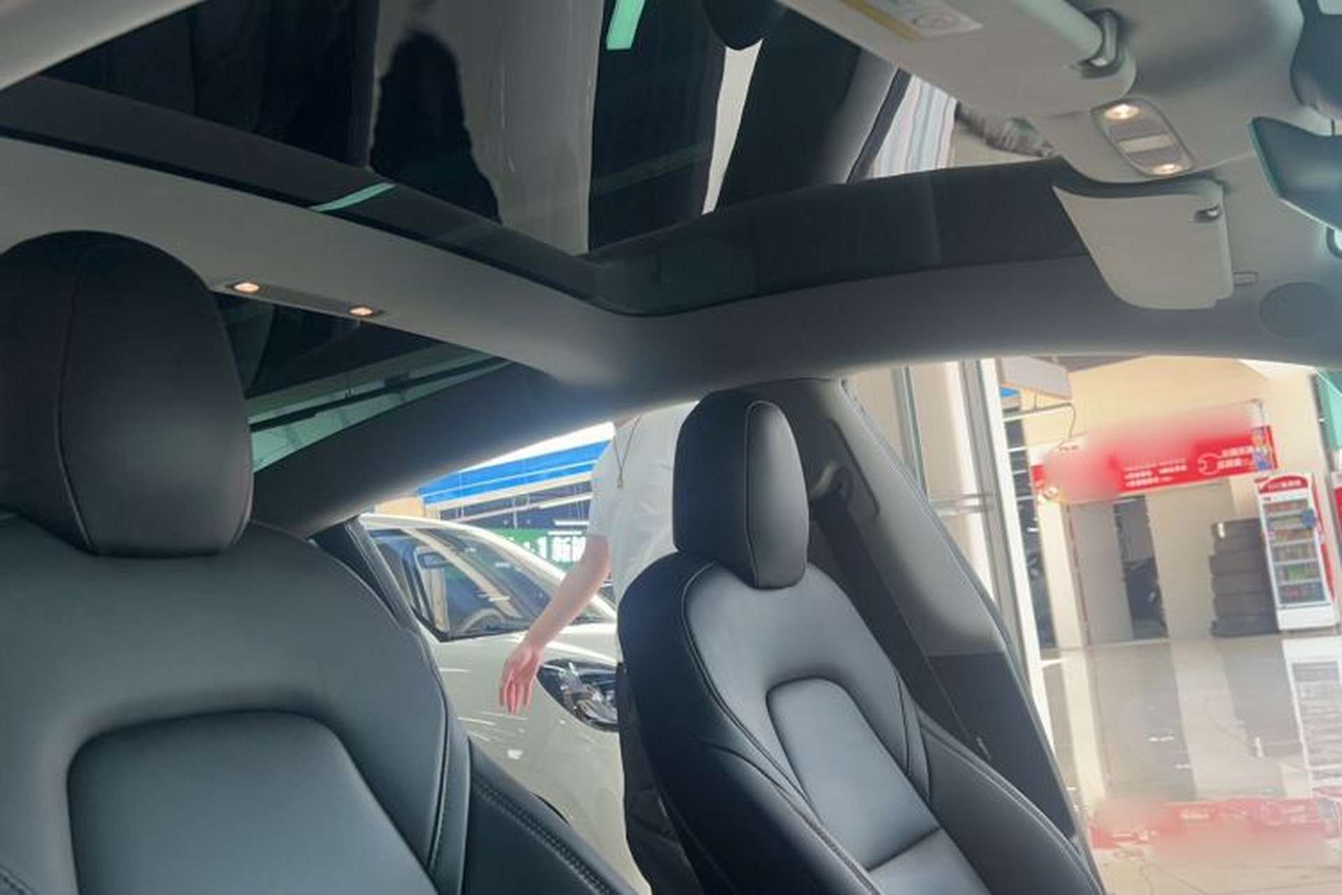 Used Tesla Model 3 2020 Standard Range Rear-Wheel Drive Upgraded Version Headliner