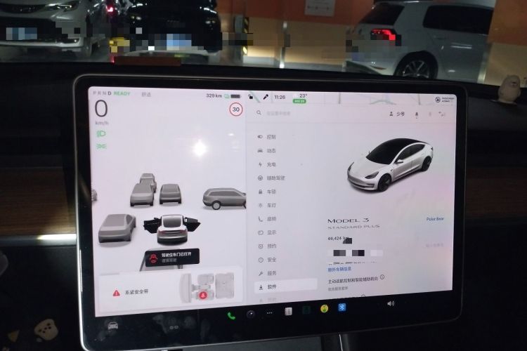 Used Tesla Model 3 2020 Standard Range Rear-Wheel Drive Upgraded Version Instrument Cluster
