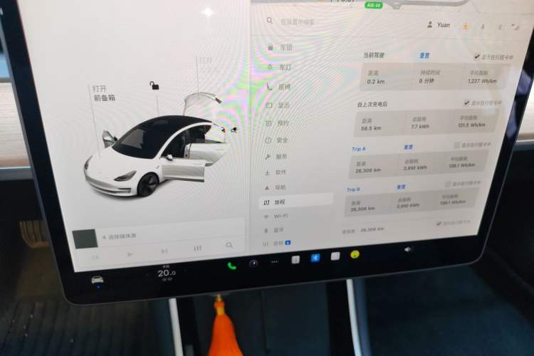 Used Tesla Model 3 2020 Standard Range Rear-Wheel Drive Upgraded Version Instrument Cluster