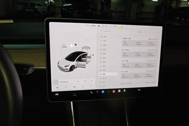 Used Tesla Model 3 2020 Standard Range Rear-Wheel Drive Upgraded Version Instrument Cluster