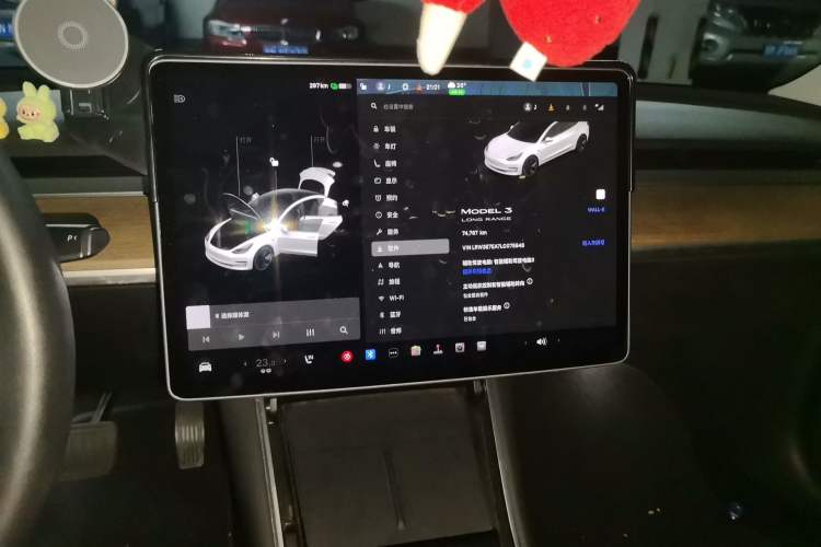Used Tesla Model 3 2020 Refreshed Version Long-Range Rear-Wheel Drive Instrument Cluster