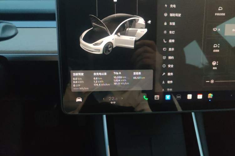 Used Tesla Model 3 2020 Standard Range Rear-Wheel Drive Upgraded Version Instrument Cluster