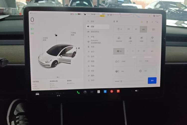 Used Tesla Model 3 2020 Revised Version Standard Range Rear-Wheel Drive – Upgraded Edition Instrument Cluster