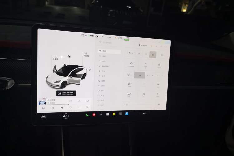 Used Tesla Model 3 2020 Revised Version Standard Range Rear-Wheel Drive – Upgraded Edition Instrument Cluster