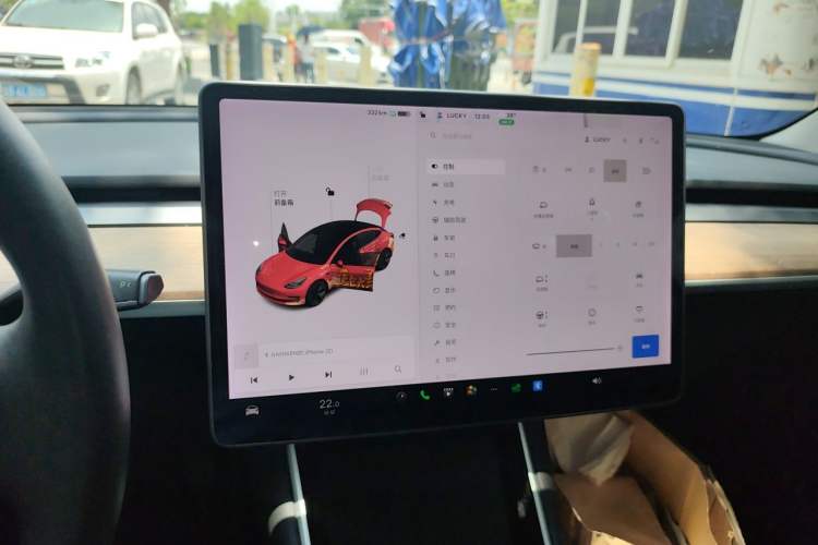 Used Tesla Model 3 2020 Refreshed Version Long-Range Rear-Wheel Drive Instrument Cluster
