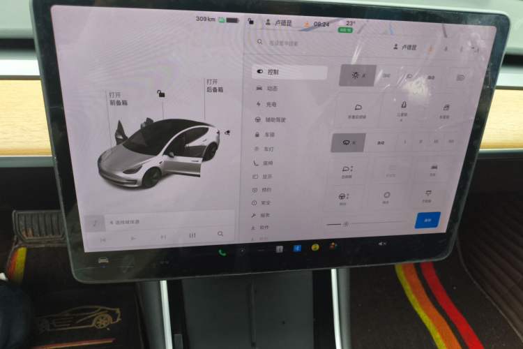 Used Tesla Model 3 2020 Standard Range Rear-Wheel Drive Upgraded Version Instrument Cluster