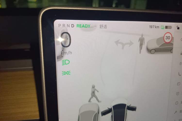 Used Tesla Model 3 2020 Refreshed Version Long-Range Rear-Wheel Drive Instrument Cluster