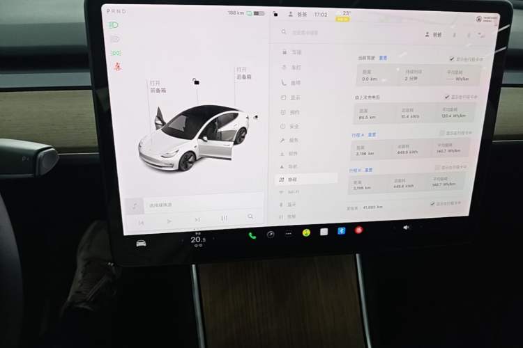 Used Tesla Model 3 2020 Revised Version Standard Range Rear-Wheel Drive – Upgraded Edition Instrument Cluster