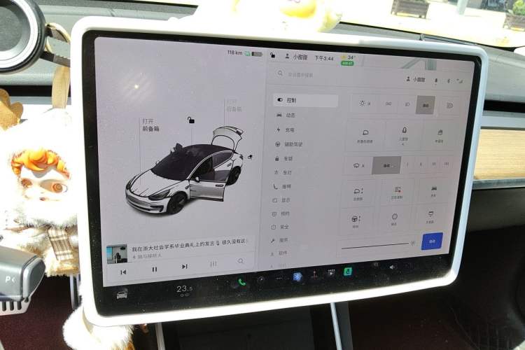 Used Tesla Model 3 2020 Refreshed Version Long-Range Rear-Wheel Drive Instrument Cluster