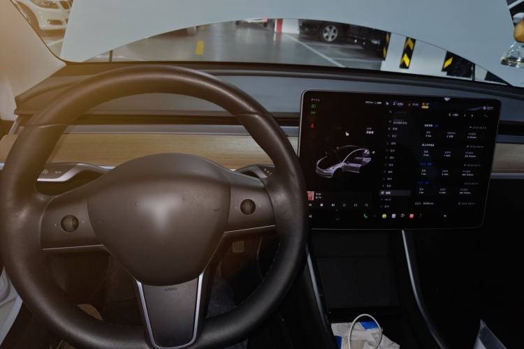 Used Tesla Model 3 2020 Long-Range Rear-Wheel-Drive Version Interior 2
