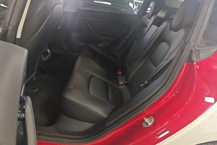 Used Tesla Model 3 2020 Standard Range Rear-Wheel Drive Upgraded Version Left Rear Seat