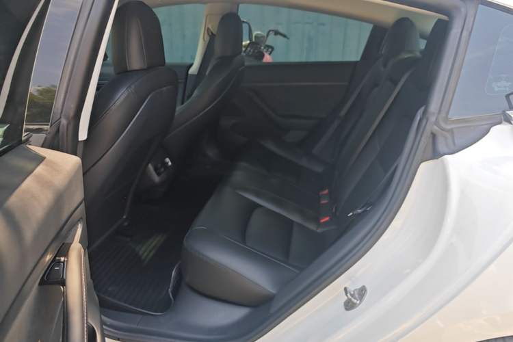 Used Tesla Model 3 2020 Standard Range Rear-Wheel Drive Upgraded Version Left Rear Seat