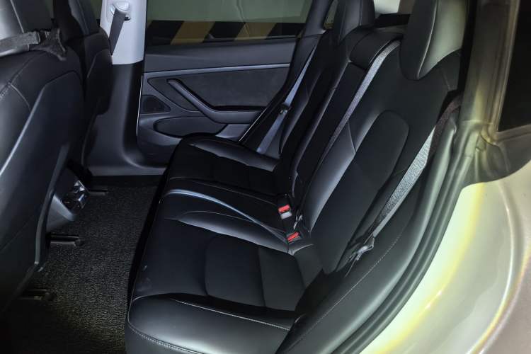 Used Tesla Model 3 2020 Revised Version Standard Range Rear-Wheel Drive – Upgraded Edition Left Rear Seat