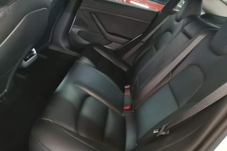 Used Tesla Model 3 2020 Standard Range Rear-Wheel Drive Upgraded Version Left Rear Seat