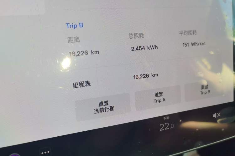 Used Tesla Model 3 2020 Revised Version Standard Range Rear-Wheel Drive – Upgraded Edition Odometer Close Up