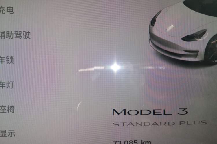 Used Tesla Model 3 2020 Revised Version Standard Range Rear-Wheel Drive – Upgraded Edition Odometer Close Up