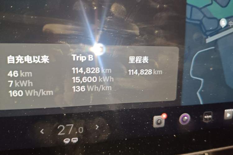 Used Tesla Model 3 2020 Revised Version Standard Range Rear-Wheel Drive – Upgraded Edition Odometer Close Up