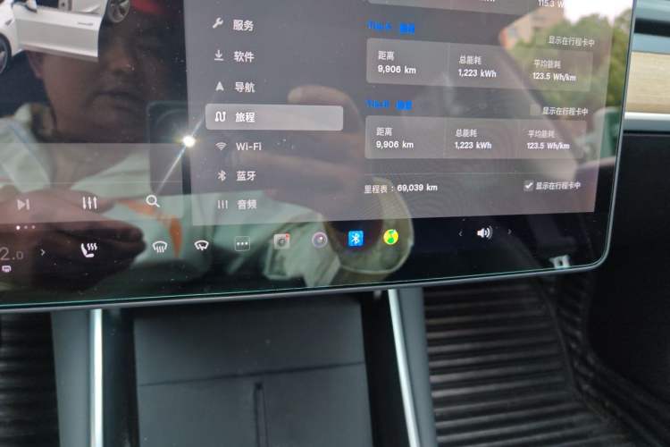 Used Tesla Model 3 2020 Revised Version Standard Range Rear-Wheel Drive – Upgraded Edition Odometer Close Up