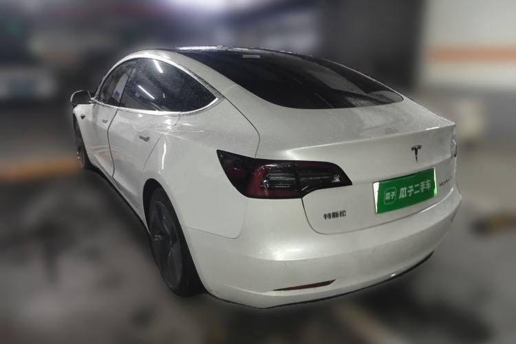Used Tesla Model 3 2020 Standard Range Rear-Wheel Drive Upgraded Version Rear Left 45 Deg