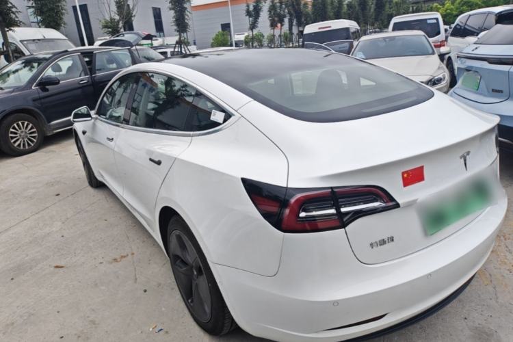 Used Tesla Model 3 2020 Refreshed Version Long-Range Rear-Wheel Drive Rear Left 45 Deg