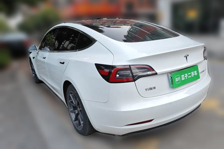 Used Tesla Model 3 2020 Standard Range Rear-Wheel Drive Upgraded Version Rear Left 45 Deg