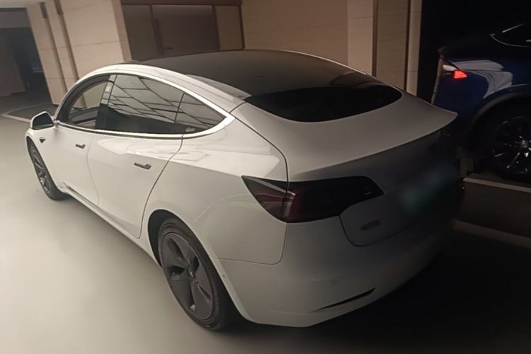 Used Tesla Model 3 2020 Refreshed Version Long-Range Rear-Wheel Drive Rear Left 45 Deg