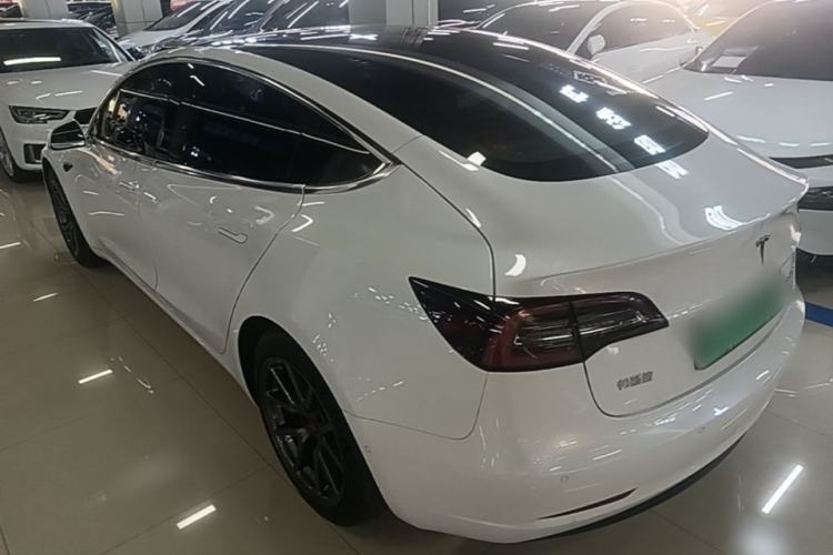 Used Tesla Model 3 2020 Refreshed Version Long-Range Rear-Wheel Drive Rear Left 45 Deg
