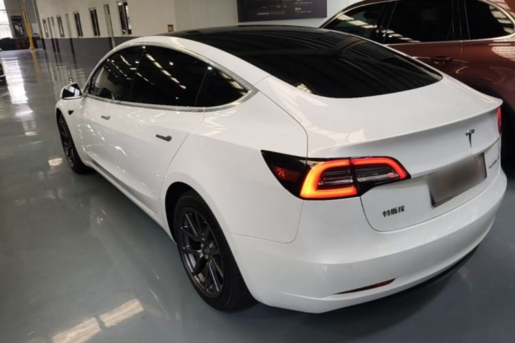 Used Tesla Model 3 2020 Revised Version Standard Range Rear-Wheel Drive – Upgraded Edition Rear Left 45 Deg