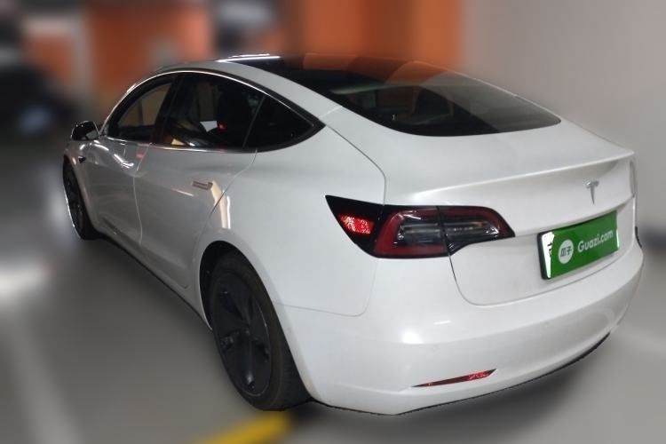 Used Tesla Model 3 2020 Standard Range Rear-Wheel Drive Upgraded Version Rear Left 45 Deg