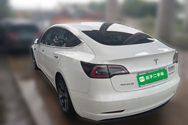 Used Tesla Model 3 2020 Standard Range Rear-Wheel Drive Upgraded Version Rear Left 45 Deg