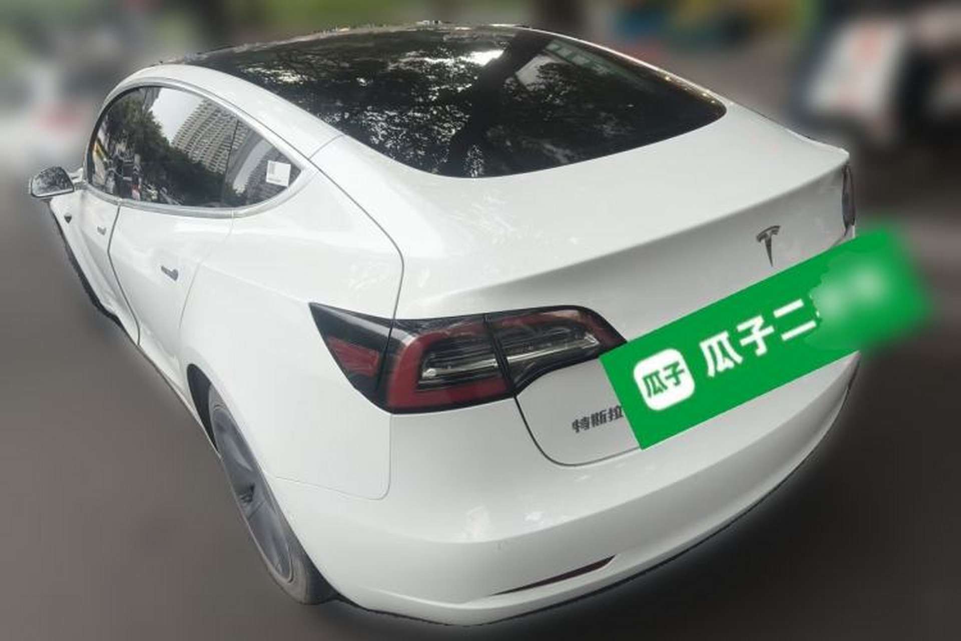 Used Tesla Model 3 2020 Standard Range Rear-Wheel Drive Upgraded Version Rear Left 45 Deg