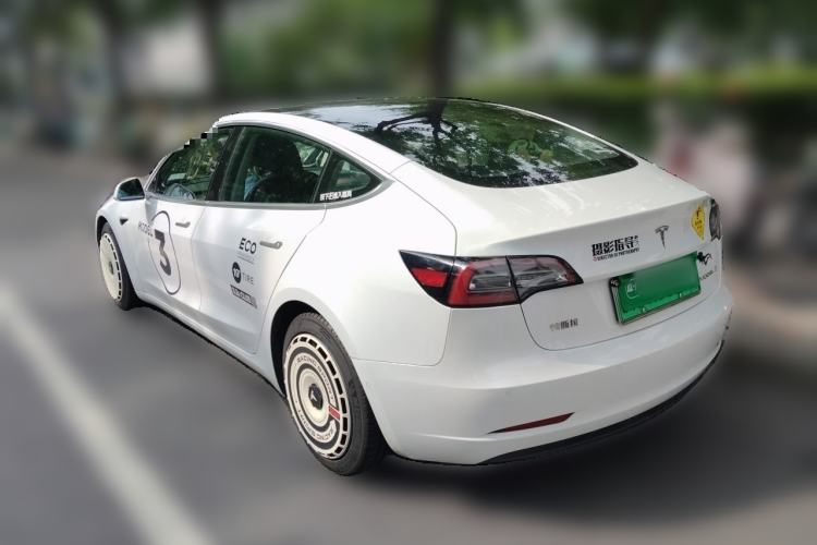 Used Tesla Model 3 2020 Revised Version Standard Range Rear-Wheel Drive – Upgraded Edition Rear Left 45 Deg