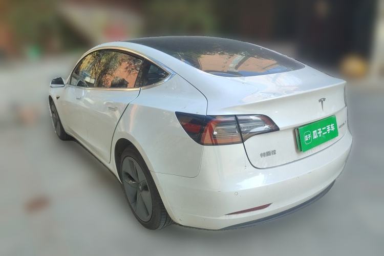 Used Tesla Model 3 2020 Standard Range Rear-Wheel Drive Upgraded Version Rear Left 45 Deg