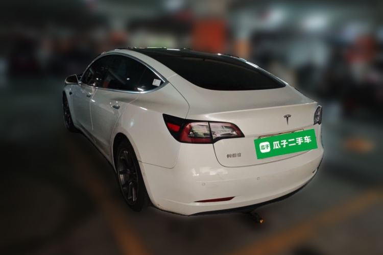 Used Tesla Model 3 2020 Standard Range Rear-Wheel Drive Upgraded Version Rear Left 45 Deg