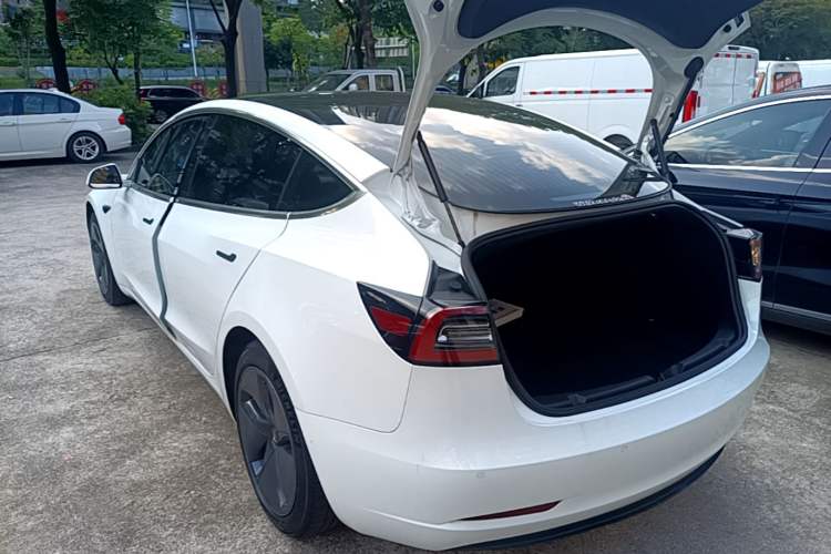 Used Tesla Model 3 2020 Revised Version Standard Range Rear-Wheel Drive – Upgraded Edition Rear Left 45 Deg