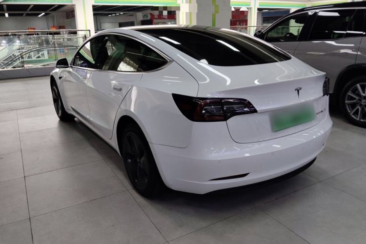 Used Tesla Model 3 2020 Refreshed Version Long-Range Rear-Wheel Drive Rear Left 45 Deg