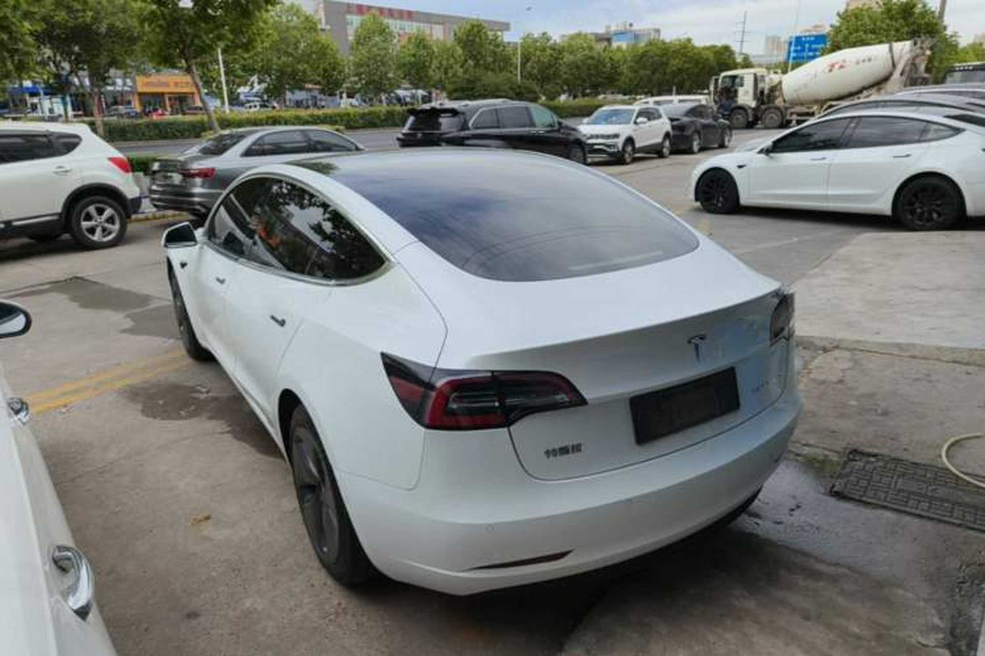 Used Tesla Model 3 2020 Standard Range Rear-Wheel Drive Upgraded Version Rear Left 45 Deg