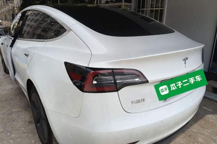 Used Tesla Model 3 2020 Revised Version Standard Range Rear-Wheel Drive – Upgraded Edition Rear Left 45 Deg