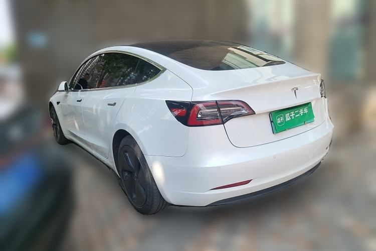 Used Tesla Model 3 2020 Revised Version Standard Range Rear-Wheel Drive – Upgraded Edition Rear Left 45 Deg