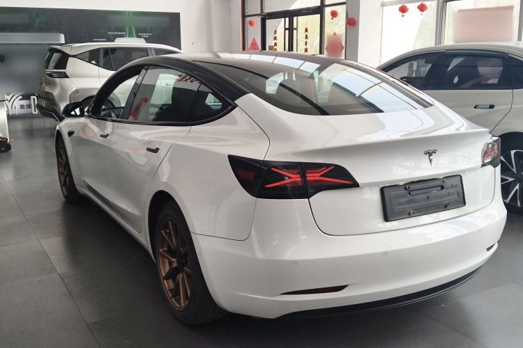 Used Tesla Model 3 2020 Revised Version Standard Range Rear-Wheel Drive – Upgraded Edition Rear Left 45 Deg
