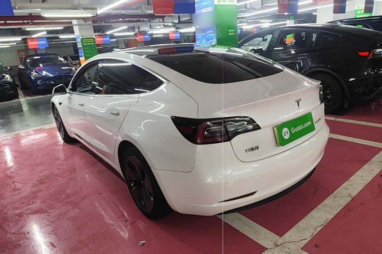 Used Tesla Model 3 2020 Refreshed Version Long-Range Rear-Wheel Drive Rear Left 45 Deg